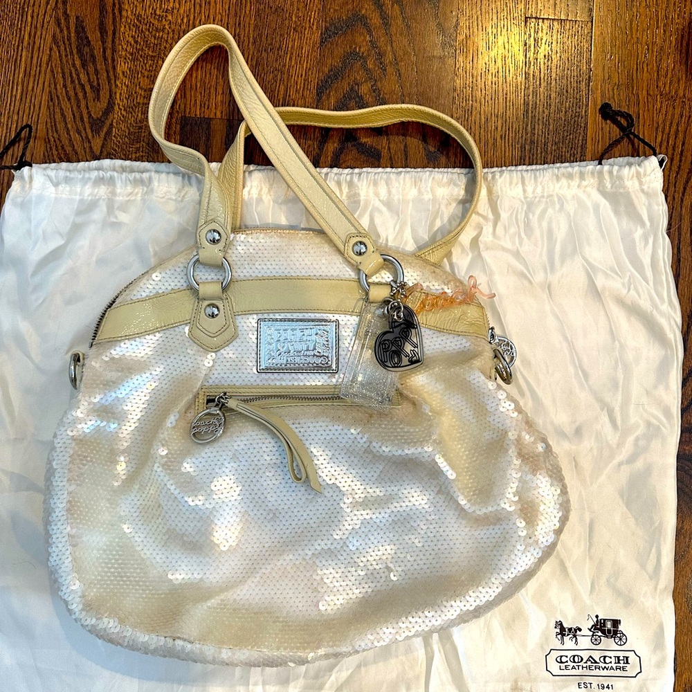 Coach Poppy Collection Sequin Bag